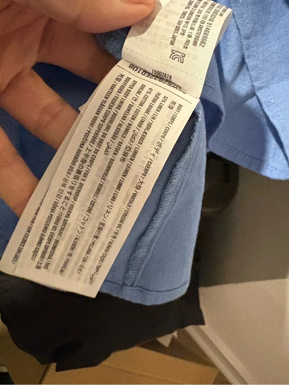 Abercrombie & Fitch Light Blue Tiered Maxi Sundress